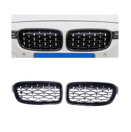 BMW F30 3 Series 2012-2019 Front Kidney Grill - Diamond Style Upgrade