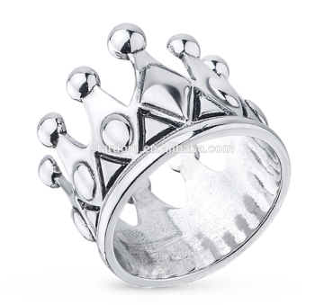 Crown Shaped 925 Sterling Silver Ring, Factory Direct Sales