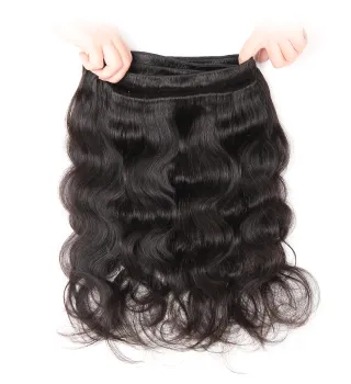 In Stock 8 to 30 inch Length Sexy Lady Human Hair Natural Color Body Wave Cheap Brazilian Hair Bundles Unprocessed 10A Grade