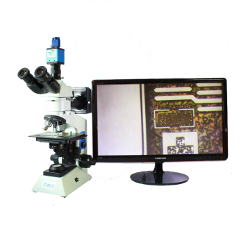 Boshida BD-200 Trinocular Metallographic Polarizing Microscope with Digital Camera