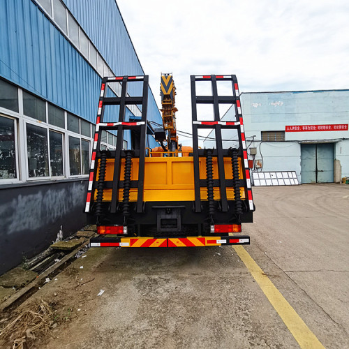 Шакман 8 -тонный грузовик монтировал кран с лестницей