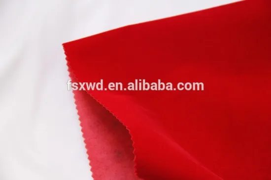non-woven flocking pig pile velvet fabric for glasses box