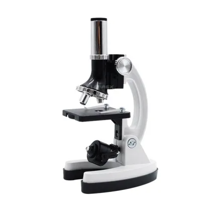 300X-1200X Compound Microscope for Kids - Metal Body STEM Toy with Glass Optics
