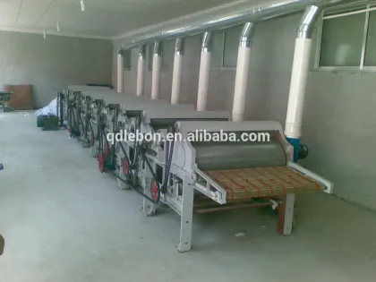 LB250A Professional fabric recycle machine line for waste textile