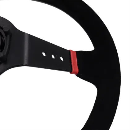 JDM 3Spokes Race Steering Wheel - Universal Car Gaming Steering Wheel