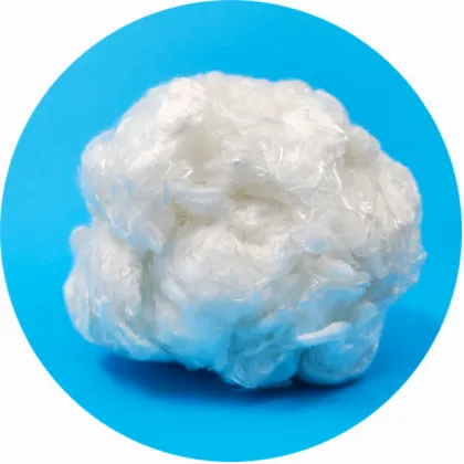 2D 38MM Raw White Bamboo Fiber for Spinning