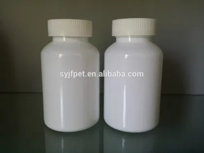 PET 250ml medicine round bottle with screw cap