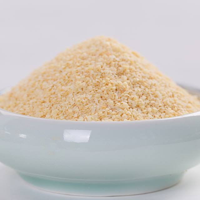 Strong flavour garlic granules