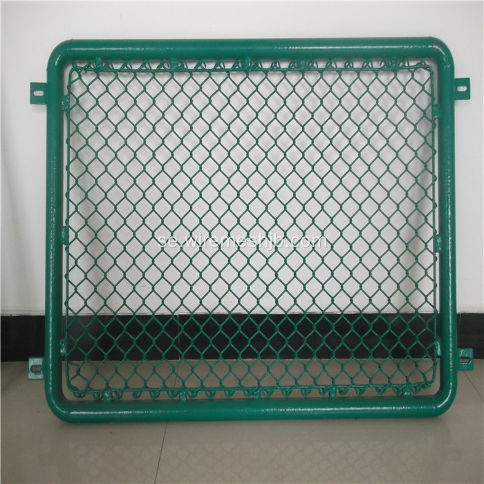 PVC Coted Chain Link Fence Rolls För Lekplats