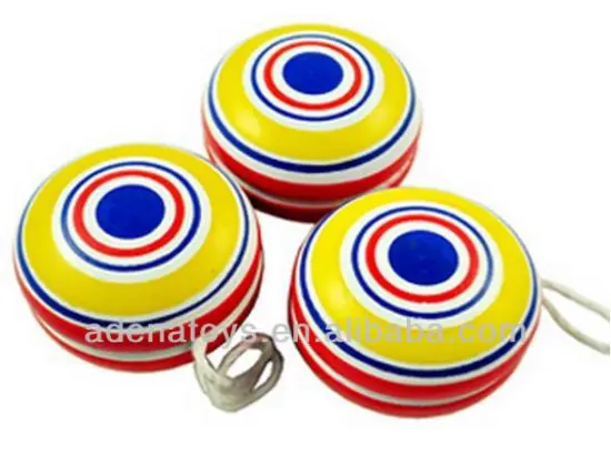 Wooden kids educational DIY Toys promotional gift toy wooden yoyo