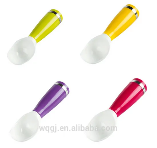 Colorful Plastic Ice Cream Scoop Spoon Kitchen Dig Sphere Fruit Ball Cookies Dough Spoon Potato Masher