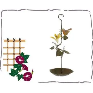 haning bird feeders metal