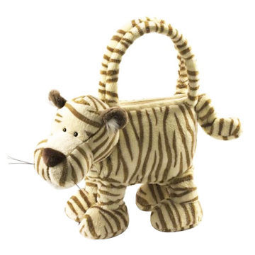 Plush cute tiger handbag