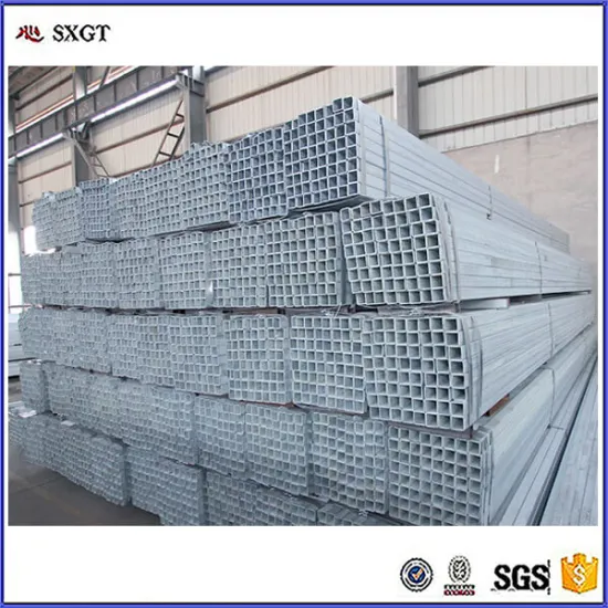 Construction Material Pre-Galvanized Steel Square Tube With Cheap Price