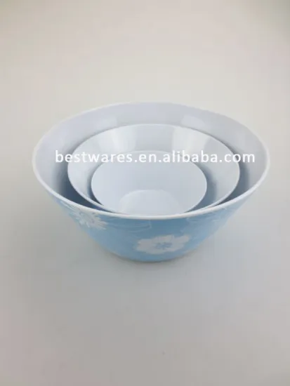 3 size Hot sales Melamine Round Salad Bowl