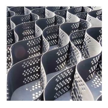 Nete ​​Plastic oprit HDPE Gravel Grid Geocells voor bodemstabilisatie en keerwanden