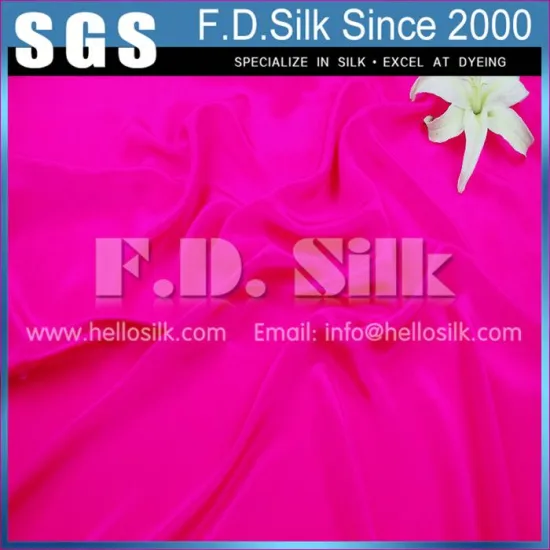 12MM Silk Crepe De Chine Width 45" Plum Purple No.23 Color