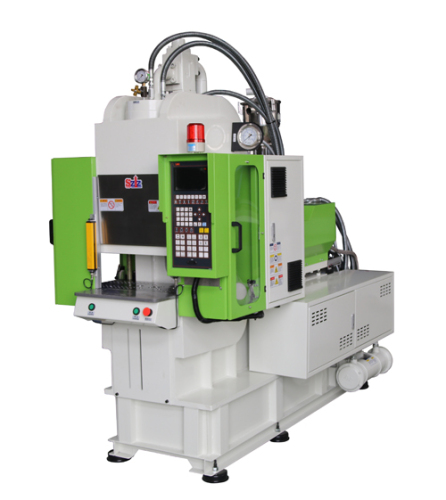 Vertical clamping and horizontal injection molding machine(No-Pillar)