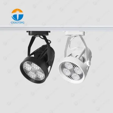 Wholesale Price Spotlight Iron Housing Rail Light E27 Lamp Head Par30 COB Ceiling Spot Light 15W 20W 24W 38W LED Track Light E27