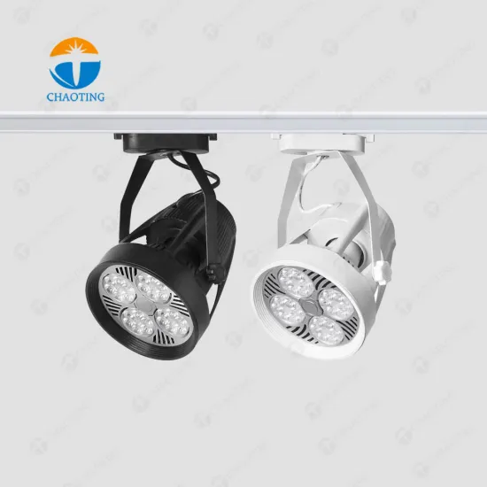 Wholesale Price Spotlight Iron Housing Rail Light E27 Lamp Head Par30 COB Ceiling Spot Light 15W 20W 24W 38W LED Track Light E27