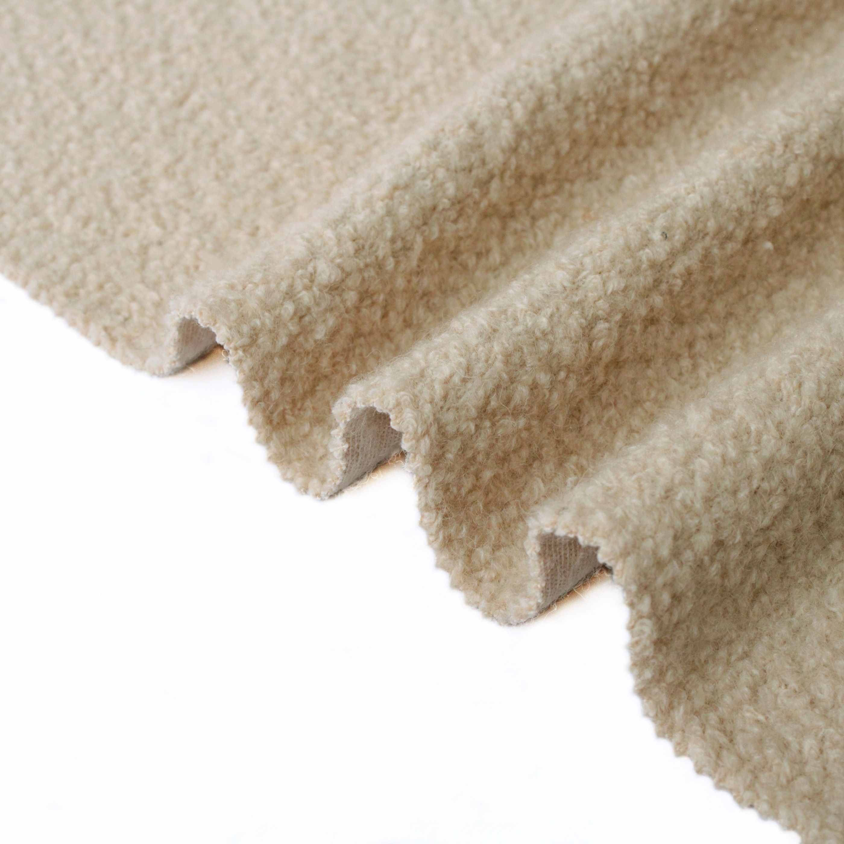 Wool Polyester Sequin Fabric