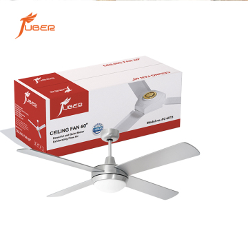 OEM AC Decorative 4 Blade LED Ceiling Fan - 48inch, 110-240V, 50/60Hz, 50W-70W