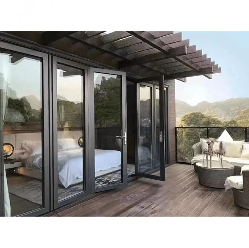 Aluminum commercial doors