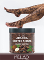 Kaffe socker 100% exfolierande kaffekroppskrubb