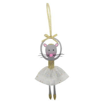 Christmas dancing rat hanging ornaments