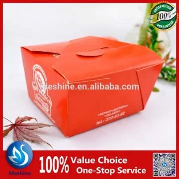 2015 high quality origami paper packaging box/salad box