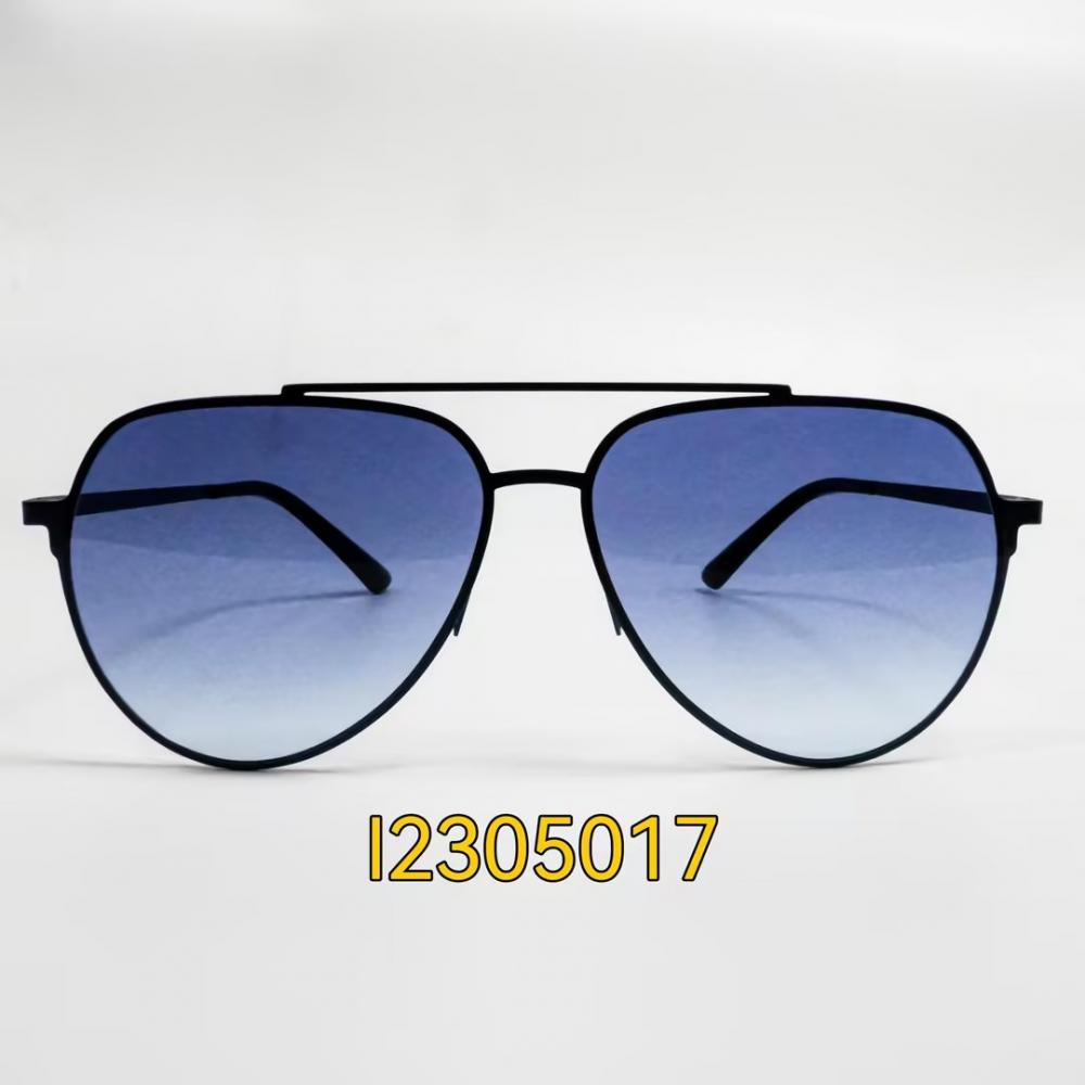 Aviador de lentes azules brillantes marcos para hombre metal