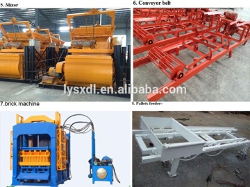 QT10-15 automatic block machine,PLC control