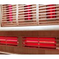 Indoor wooden far infrared 3-4 person sauna