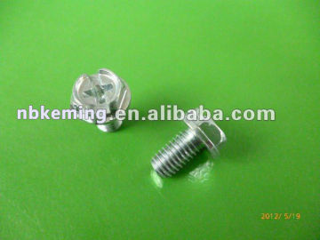 M5 mild steel flange head Zinc plated fastener