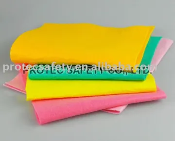 Needle-punched cleaning wipe