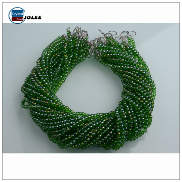 Yiwu crystal beads fashion jewelry bead glass beads with hole sewing on garment