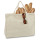 Simply White shopping canvas tote bag