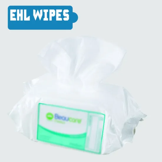 Dry wipes for medical care and patients