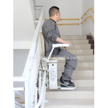 Levante de silla de ruedas de escalera inclinada al aire libre hidráulica al aire libre