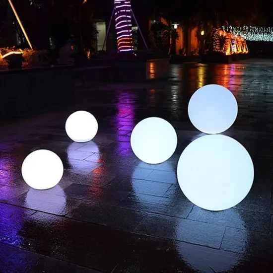 RGB Rechargeable Outdoor LED Ball Night Light for Swimming Pools