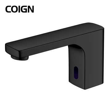 Induction type minimalist hot and cold basin faucet