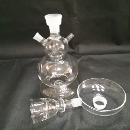 China factory wholesale hand blown mitsuba hookah all glass hookah nargile hookah shisha