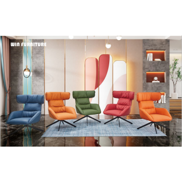 Chaise de canapé pivotant de bureau coloré marron spécial moderne