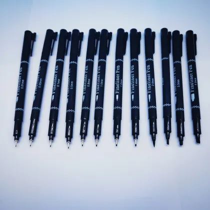 Branded Sketch Black Drawing Permanent Waterproof Marker Pen