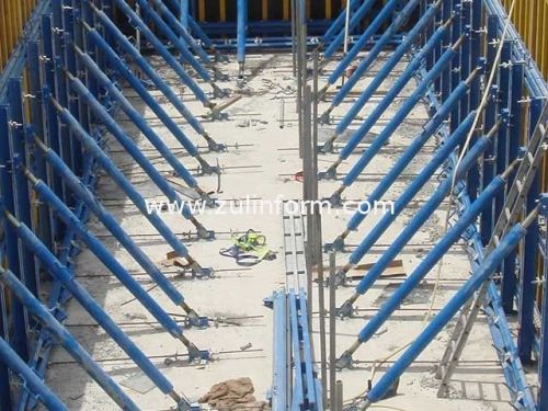 Waterproof Simple Single-side Bracket Concrete Wall Formwork For Building The Wall