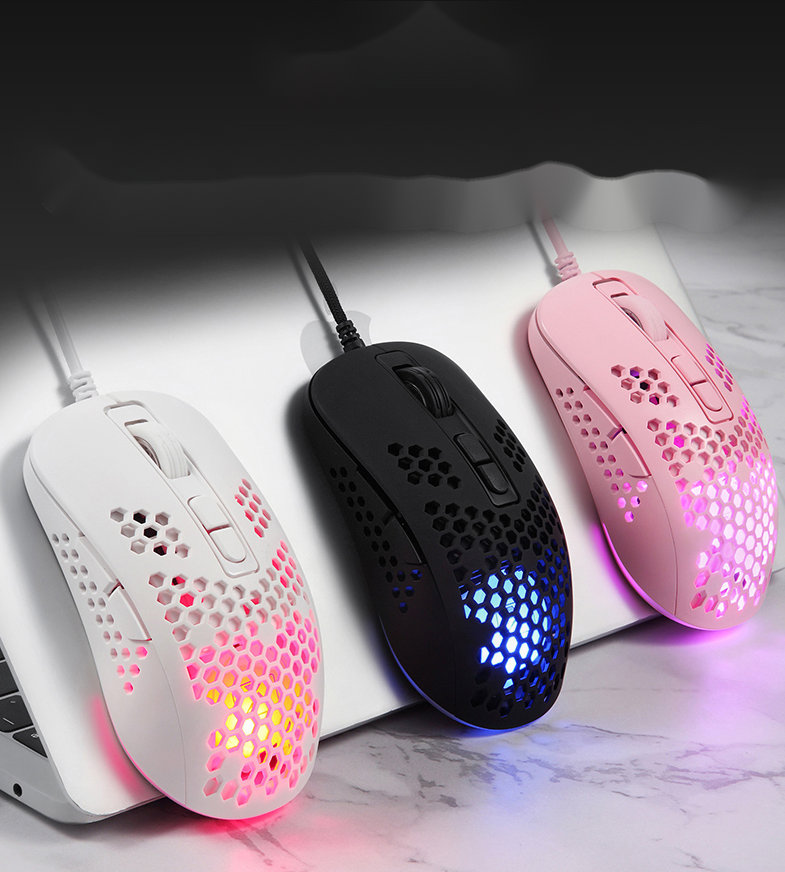 RGB kabelgebundene optische PC-Gaming-Gamer-Maus