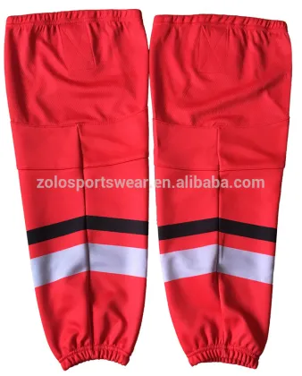 100% polyester knitting sublimated striped USA ice hockey socks