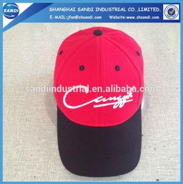 high quality 6 panel baseball cap/ fashion 6 panle baseball cap