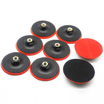 Tampons de polissage à filet HEX avec adaptateur pour 100/115/125/150/180 mm Machine de polissage