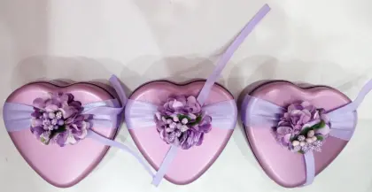 Heart shape Chocolate Tin Box